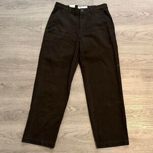 NWT Vintage 90s Old Navy Khakis 30x30 Deadstock Dark Brown Baggy Straight Leg 30